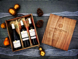 3 Bottle Wooden Wine Box Image