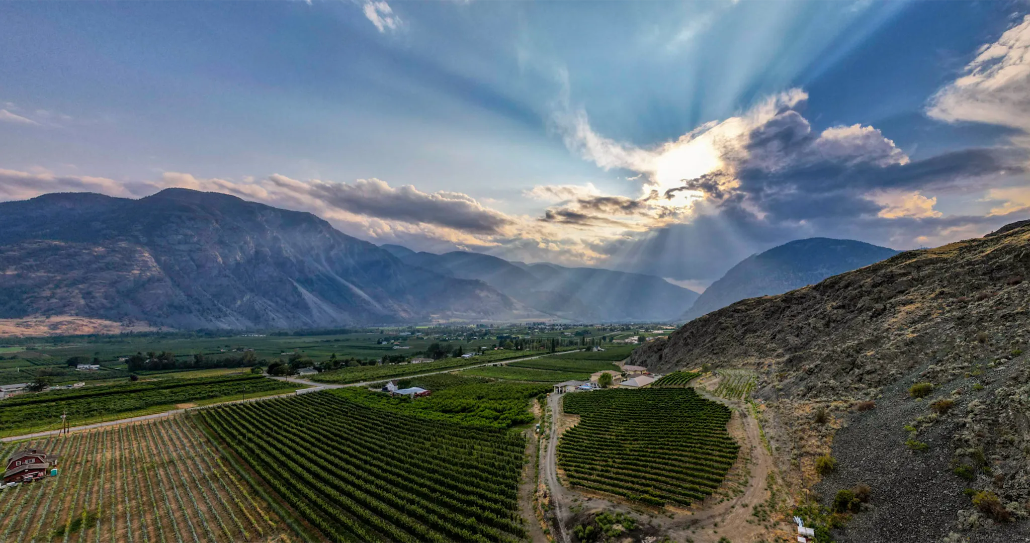 Corcelettes Winery aerial view