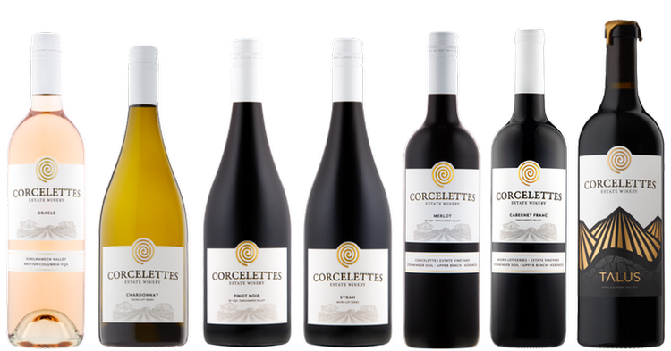 Corcelettes Wine Lineup